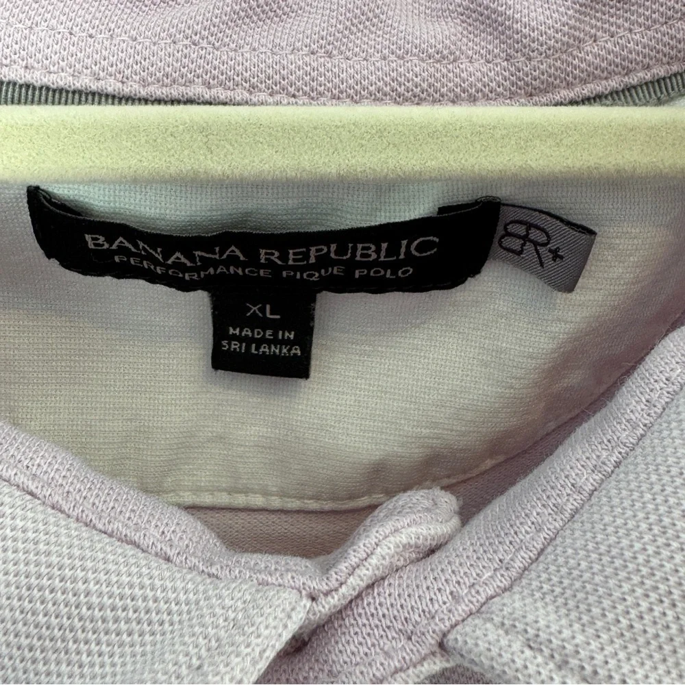 Banana Republic Men’s Performance Pique Polo Shirt Pink